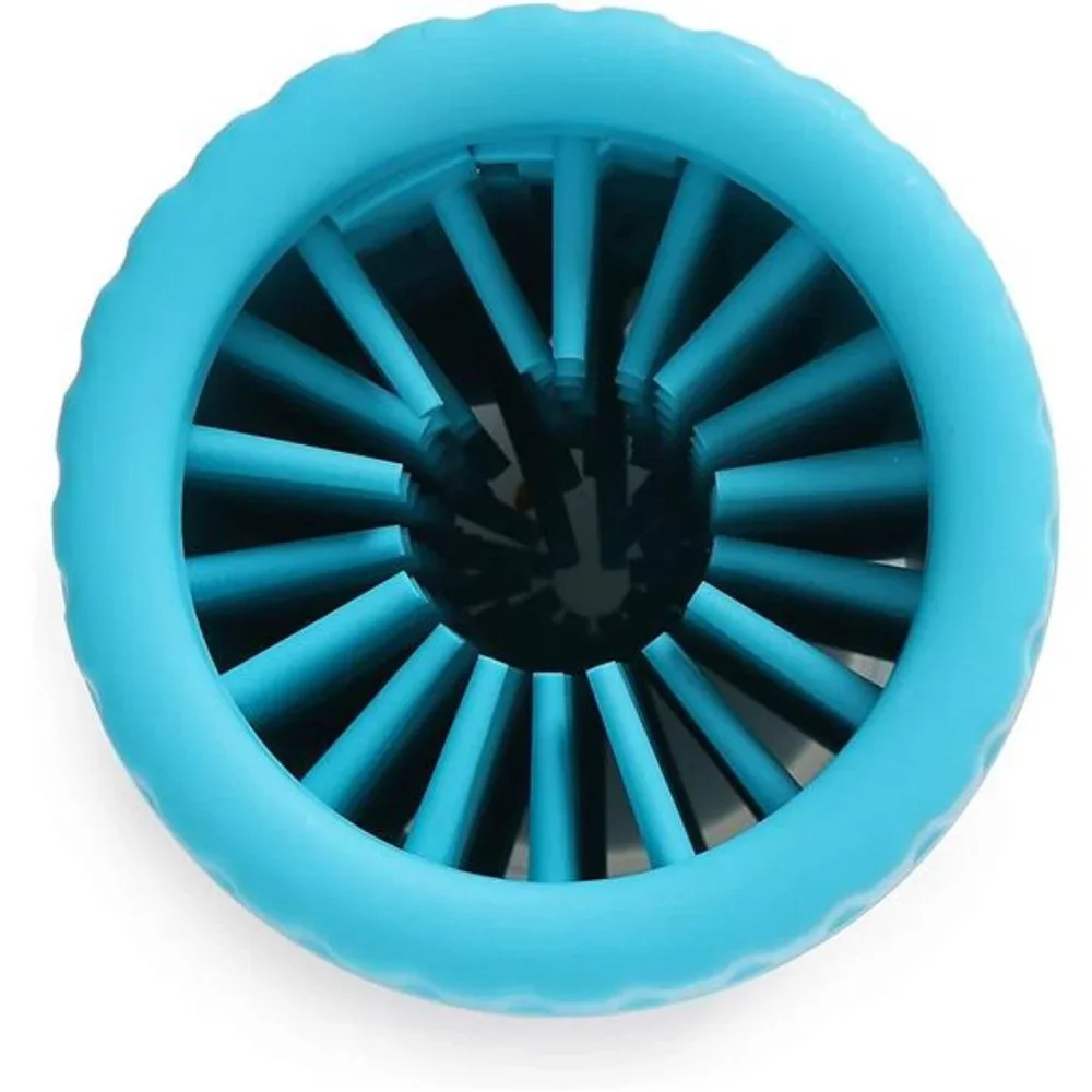 MudBuster Portable Dog Paw Cleaner, Medium, Blue